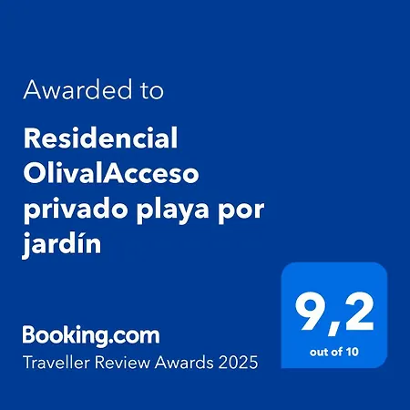 Holiday home Residencial Olival-acceso Privado Playa Por Jardin *